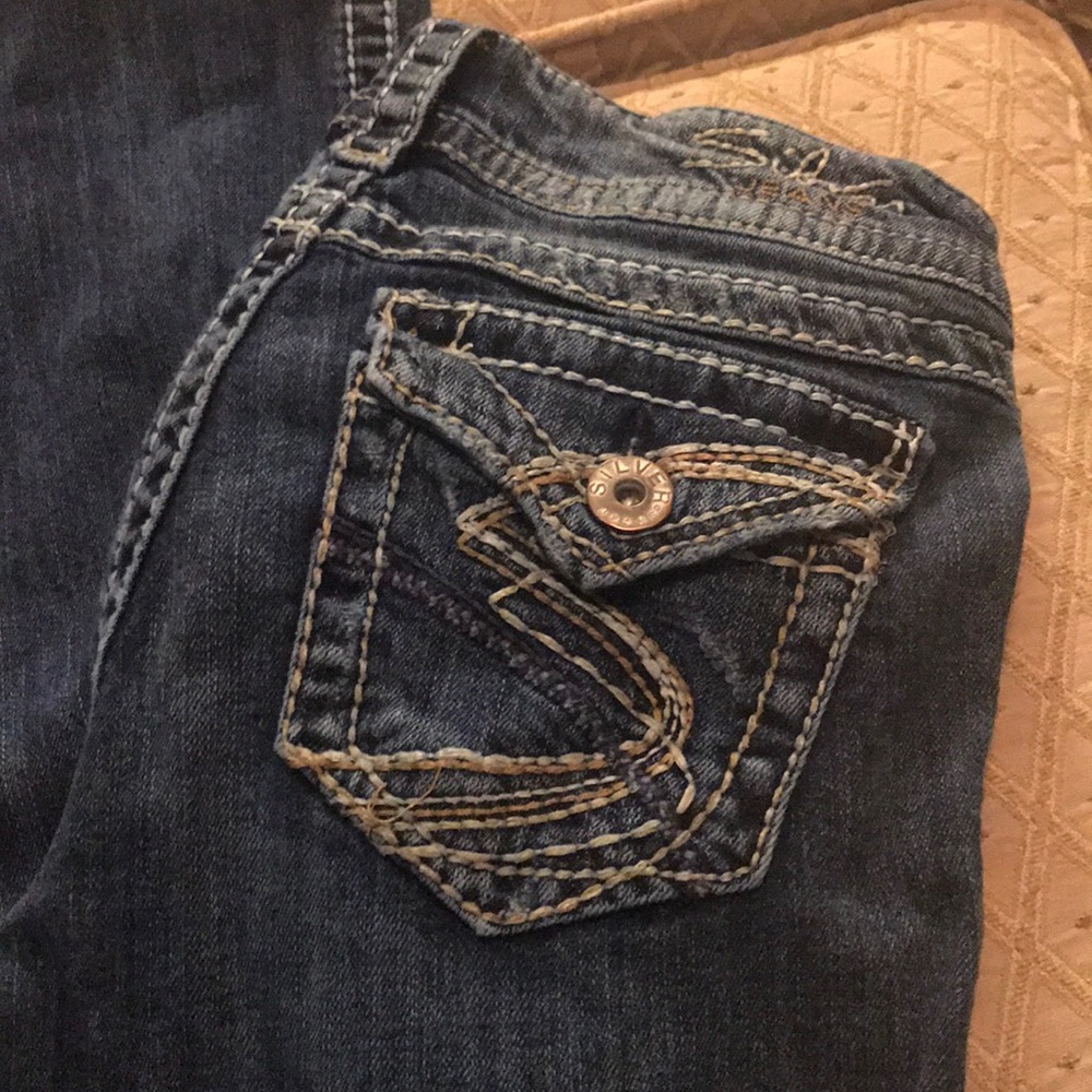 Silver jeans